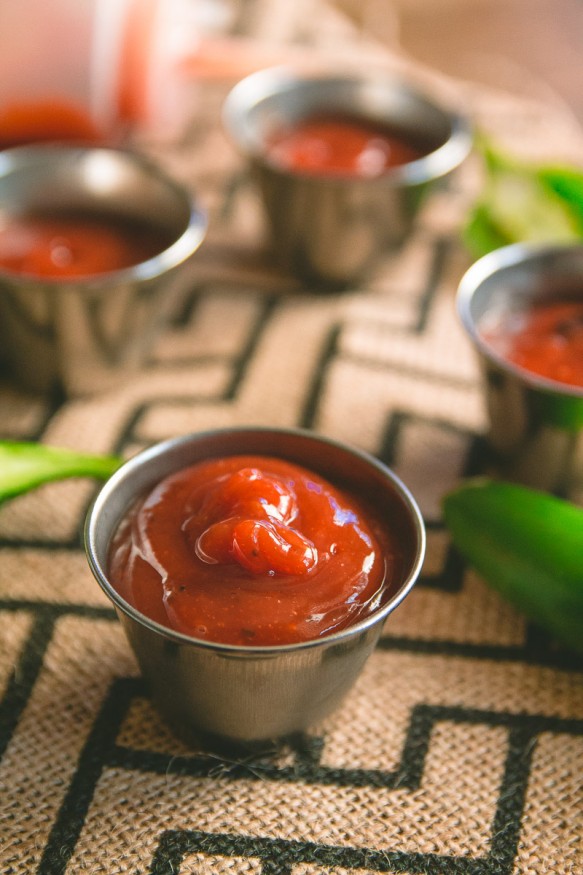 Easy Roasted Jalapeno Ketchup #Spicy #Jalapeno #Ketchup