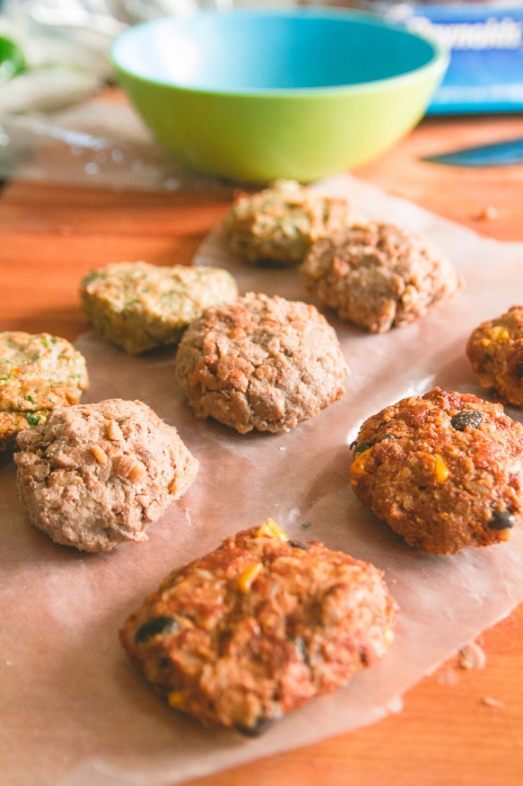 Spicy Veggie Burger Slider Trio #spicy #sliders #vegetarian