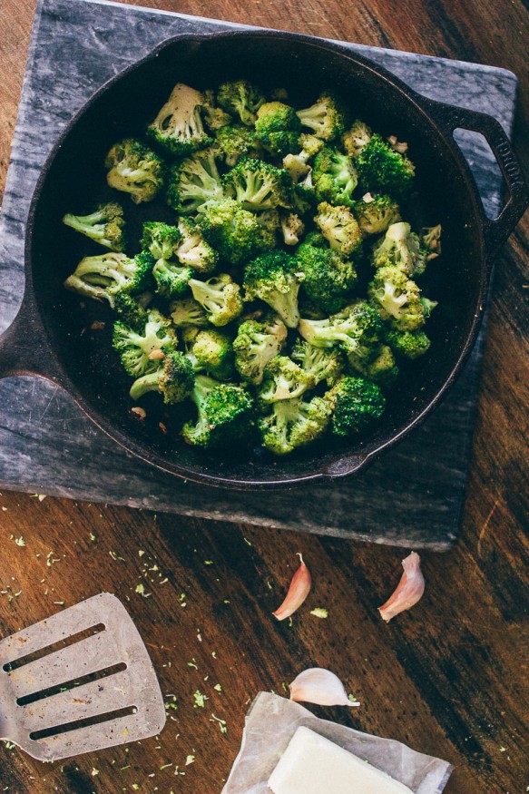 Butter and Garlic Grilled Broccoli #Vegetarian #Grilled