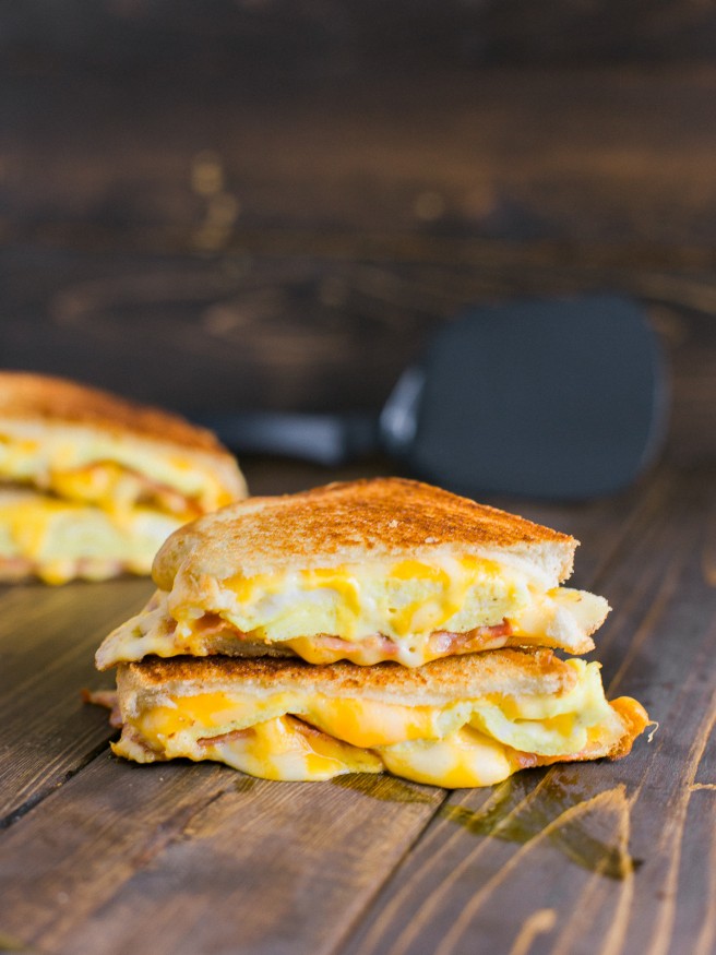 Grilled Cheese Breakfast Sandwich - Dad With A Pan