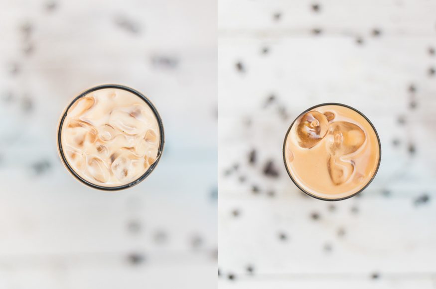 A coffee cocktail perfect for summer time! Cinnamon whiskey adds a lovely spice to this iced coffee cocktail. Delicious and refreshing!