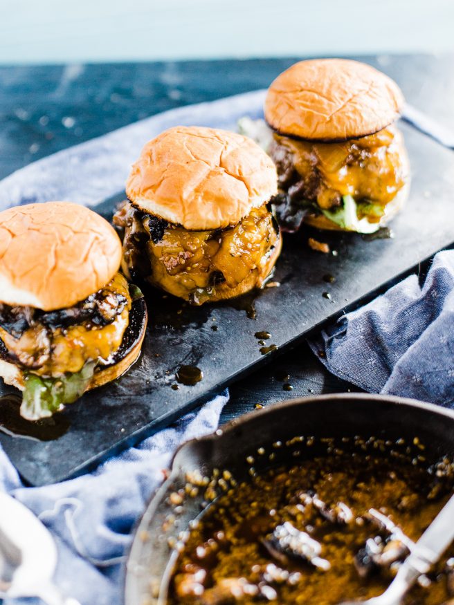 Salmon Burgers with Teriyaki and Pineapple