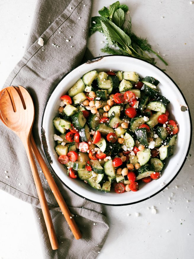 With warm days ahead of us, this cucumber salad makes an amazing side dish that you'll want to have on deck for your next grill out. 